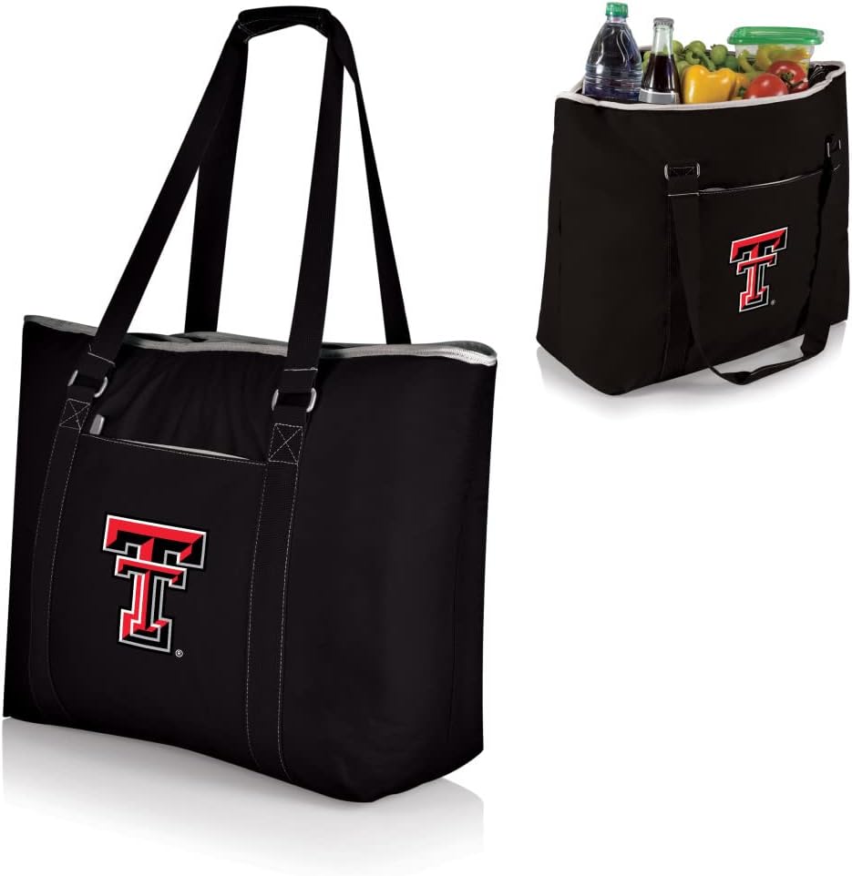 PICNIC TIME NCAA Tahoe XL Tote Cooler Bag, Versatile Insulated Cooler Bag with 48-Can Capacity, Soft Insulated Tote with Water-Resistant Interior Liner, Long Straps