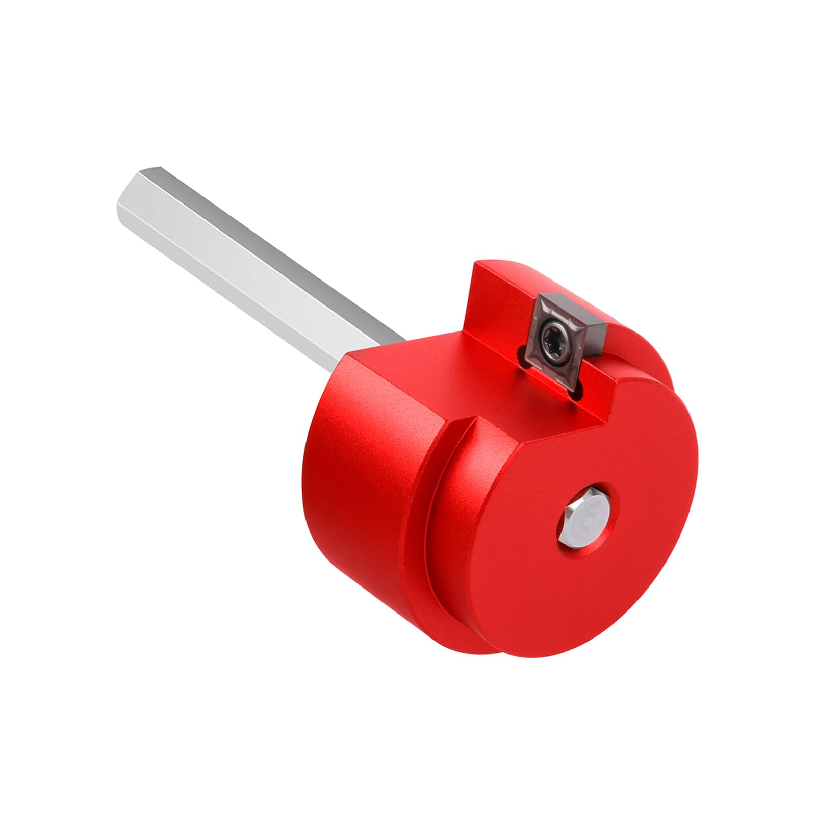 PVC Pipe Reamer, PVC Fitting Saver with 1-1/4 Inch Head Aluminum, PVC Socket Saver with 0.236" Hex Shaft, For Water Lines, Drain Lines, Vent Lines