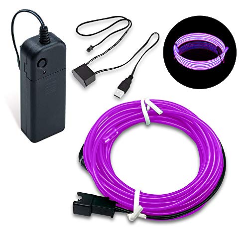 SZMAITOU LED EL Wire Lights, Glowing Neon Lights EL Wire, DC 12V 16