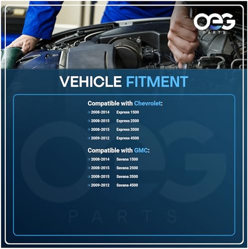 Image of OEG Parts New Windshield Wiper Motor Compatible with Chevy Express 1500 2500 3500 4500 2008-2012, GMC Savana 1500 2500 3500 4500 08-12 19169125, 40-1096, 401096