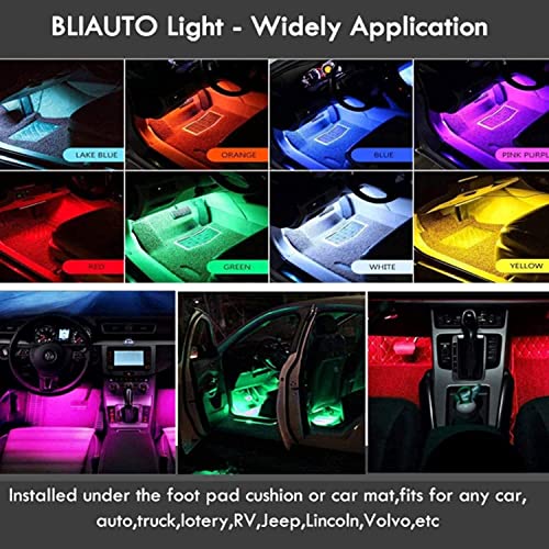Luces LED coche audiorítmicas con control inalámbrico y protección impermeable 2