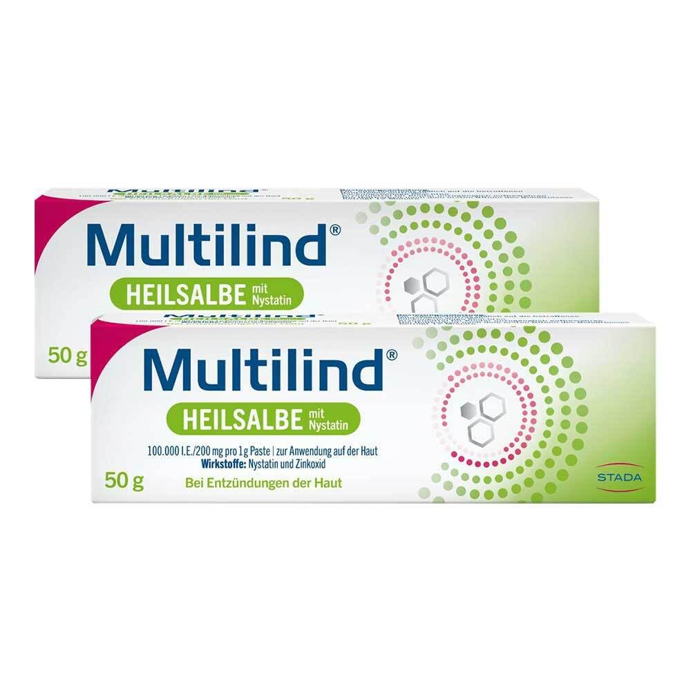 Multilind Wund- und Heilsalbe mit Nystatin und Zinkoxid 2X50 g