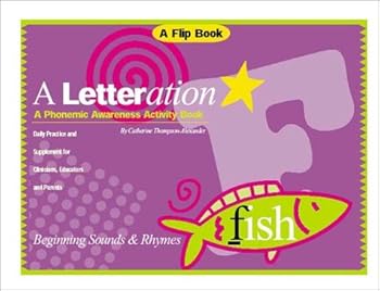 Spiral-bound A LETTERation Beginning Sounds and Rhymes Book