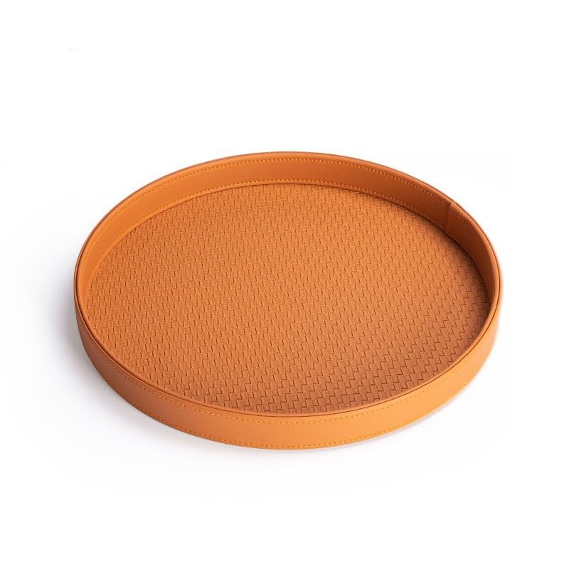 Bandeja Bandeja de Cuero Rectangular for Taza de té, té y café de la Tarde, joyería, Bandeja de Almacenamiento for aromaterapia, Bandeja de Entrada for Hotel Bandejas para Servir Comida(I)