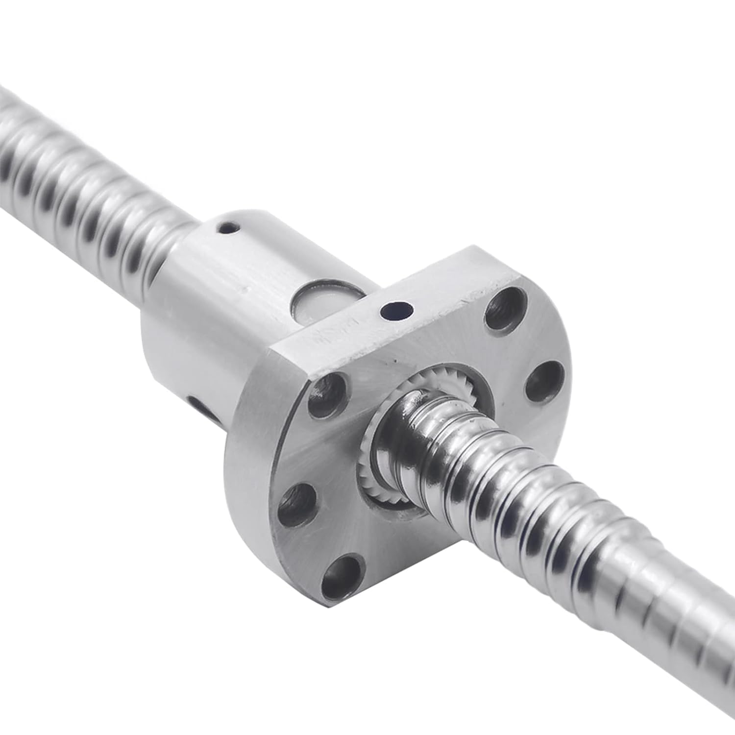 Lot de 2 rails de guidage linéaires HGR15 de 600 mm avec 4 blocs de roulement, 1 vis à billes SFU1204 de 600 mm avec déflecteur en métal et écrou à billes