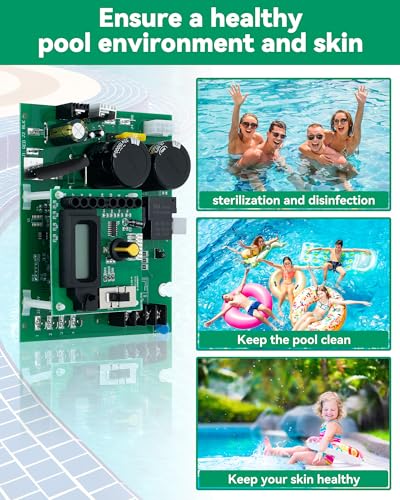 2025 New Upgraded GLX-PCB-RITE Main Circuit Board and GLX-PCB-DSP Display Board Fits Hayward Goldline Aqua Rite Saltwater Chlorinator, for Pool Chlorinators Replacement Hayward Aquarite Circuit Board - Thumbnail 6