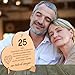 CUBIBOO ART Tarjeta de Madera en Forma de Corazón Regalo 25 Aniversario Boda Imagen de CUBIBOO ART Tarjeta de Madera en Forma de Corazón Regalo 25 Aniversario Boda