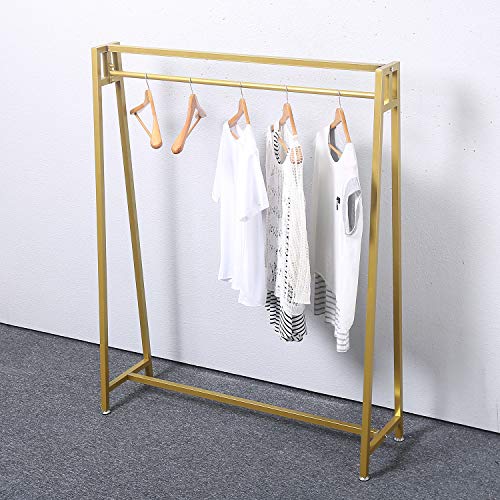 Mbqq Moden Metal Clothes Rack With Clothing Hanging Rack Organizer For Laundry Drying Rack Display Racks Garment Racks,Gold #TOP5