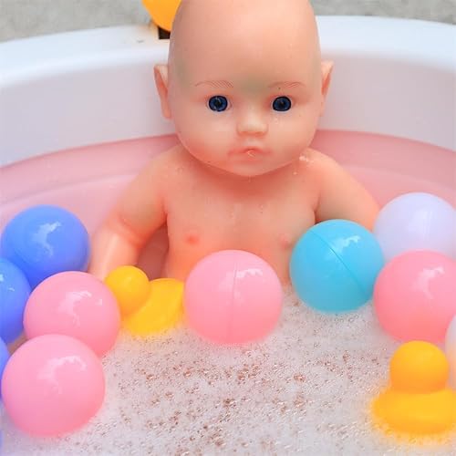 Miniatura 3 de SERENDOLL Muñeca de bebé realista de silicona de 16.5 pulgadas, muñecas de bebé Reborn realistas, juguete y coleccionable. Chica calva 004