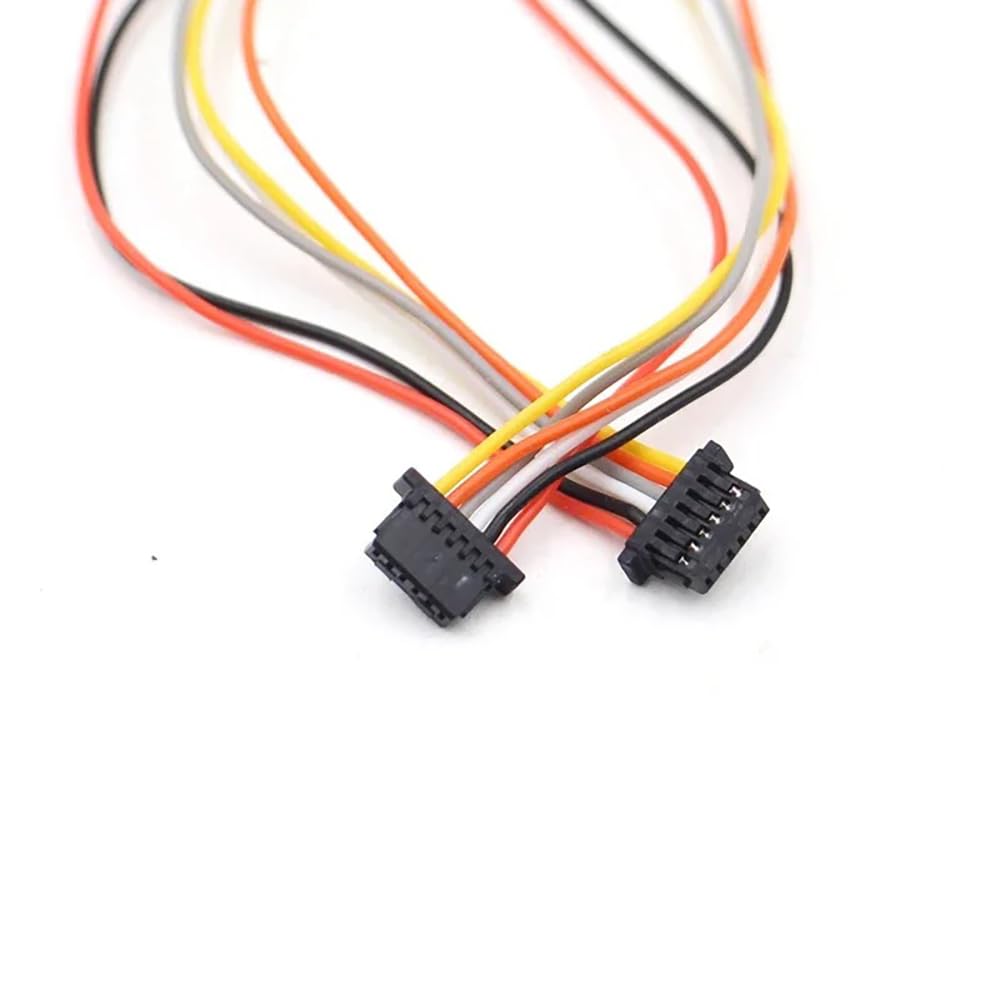 2pcs DJ O3 Air Unit Flight Controller Direct Plug 6P Connecting Cable 10cm/15cm/20cm Silicone Wire for F4 F7 FC FPV Drones DIY (2pcs 15CM Double End)