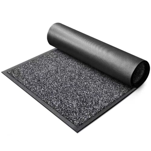 Mibao Super Absorbent Front Door Mat, 29.5' x 17', Non-Slip Washable Indoor Doormats, Low Profile...