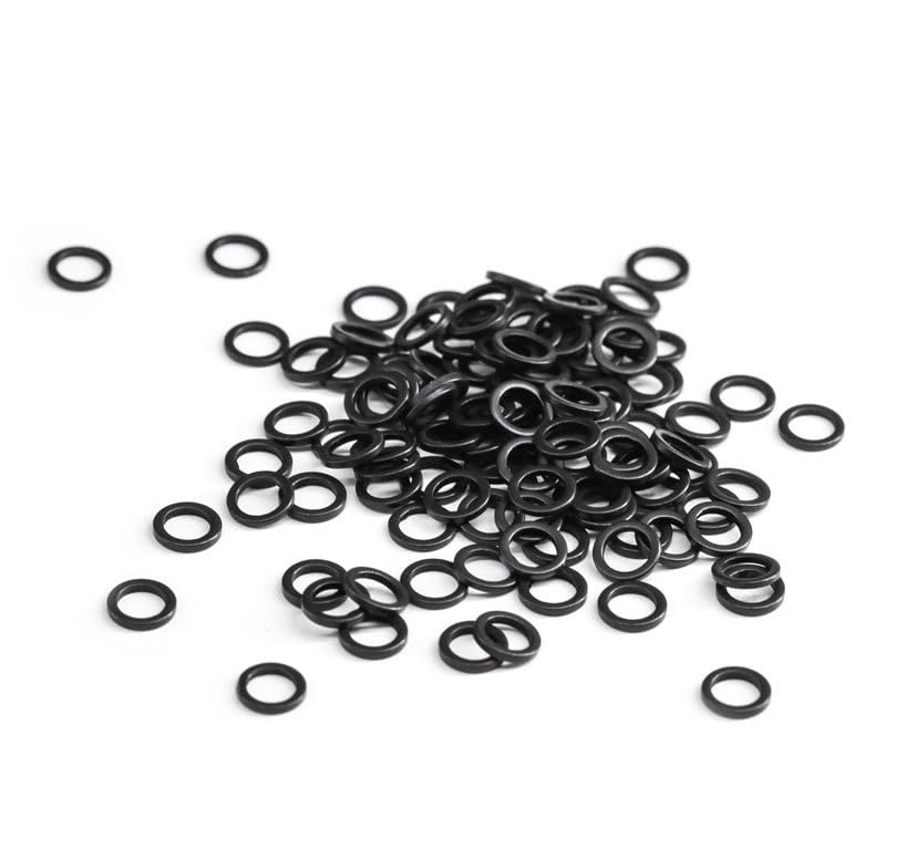 Pack of 100 Micro Fly Tippet Rings Trout Freshwater Salmon Crappie Steelhead Tippet Leaders