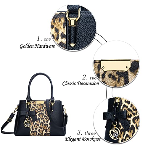 kkxiu 3 zippered compartments purses and handbags for women top handle satchel shoulder ladies bags