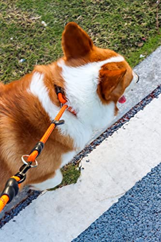 LOS ANDES Dog Slip Collar Choke Collar for Dog Training Nylon Rope Collar with Adjustable Stopper No Pull Round Martingale Dog Collar for Small Medium Large Dogs(Orange - Image 4