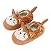 LACOFIA Kleinkind Plüsch Hausschuhe Kinder Jungen Mädchen Tiere Pantoffeln rutschfeste Hüttenschuhe Slipper Unisex Oranger AFFE 24/25