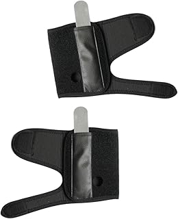 VANZACK 2 Peças Protetor De Palma Protetor De Pulso Protetores De Pulso Para Adultos Suporte De Mão Cinta De Pulso Protetor De Polegar Cinta De Polegar Prática Placa De Proteção De Pulso