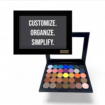 Amazon.com : Z Palette Extra Large Black Empty Magnetic Makeup