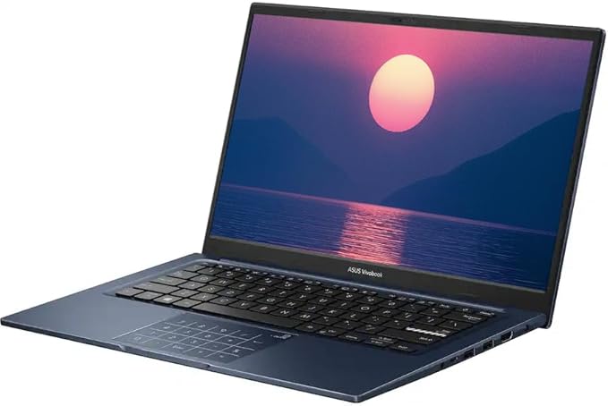 ASUS Vivobook 14 Laptop, 14" FHD Business Laptop Computer, 10-Core Intel Core 5 120U Processor, Windows 11 Laptop 40GB RAM 2TB SSD, Copilot AI Ready, PLUSERA 8-in-1 Hub Included, Quiet Blue image 2