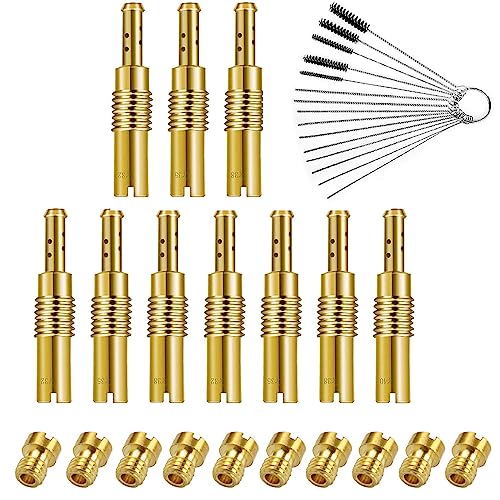 10 ugelli principali per carburatore. 100, Nr. 105, Nr. 108, Nr. 110, Nr. 115, Nr. 120, Nr. 125, Nr. 130, Nr. 135, Nr. 140