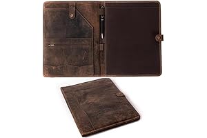 Real Leather Portfolio for Men and Women