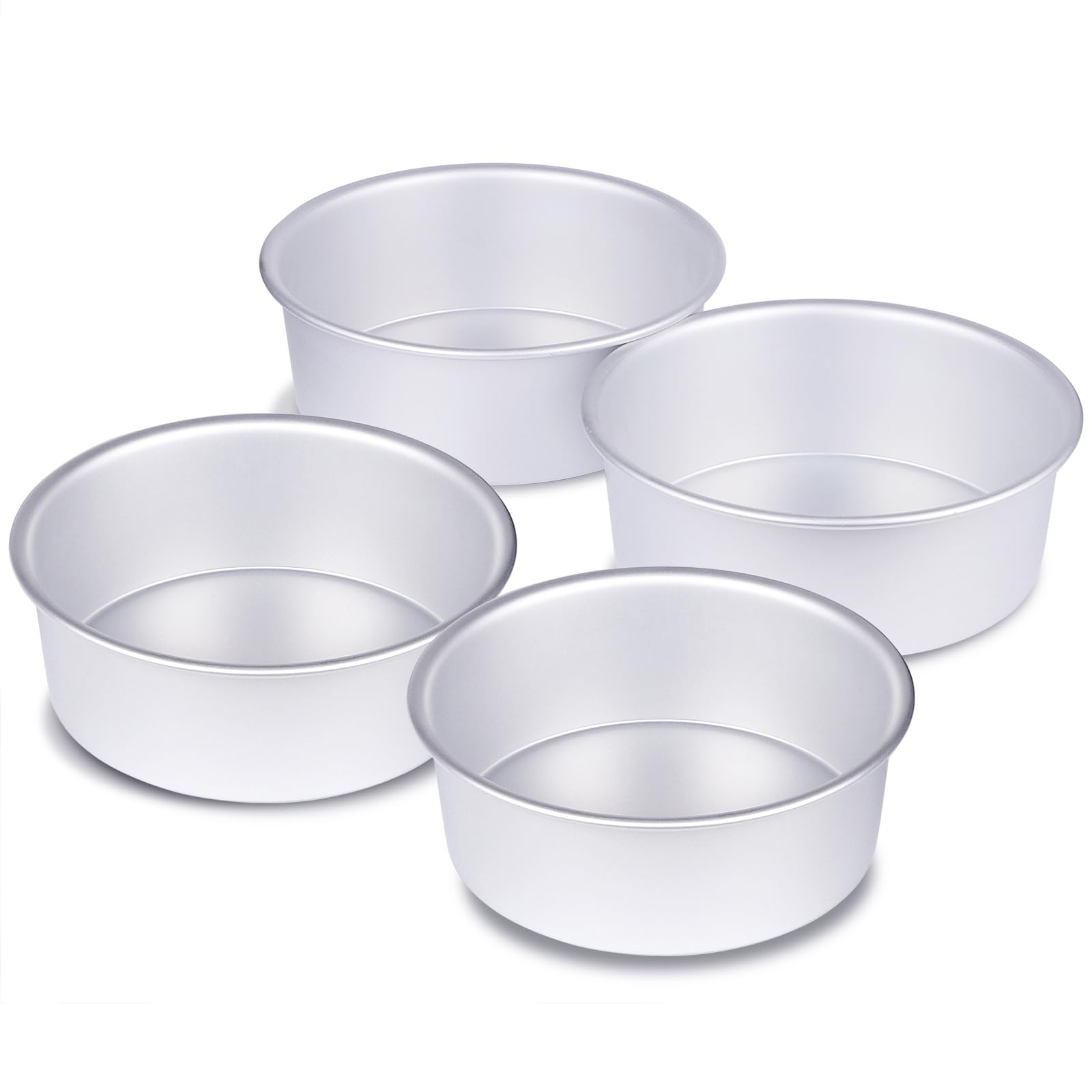 HomeMall 4 x 2 inch Round Cake Pan Set of 4