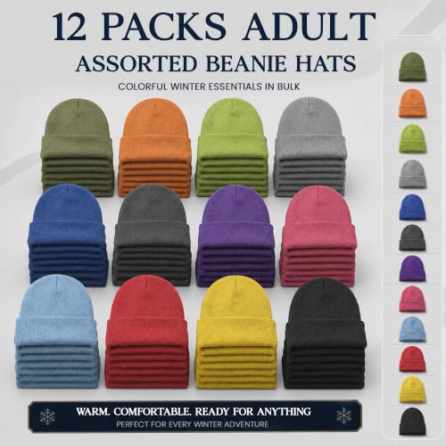 Image of Yacht & Smith Winter Beanies & Gloves For Men & Women, Warm Thermal Cold Resistant Bulk Packs