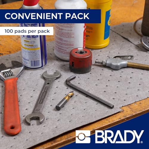 Image of Brady MRO100-E Absorbent Roll, Grey, 400mm x 500mm