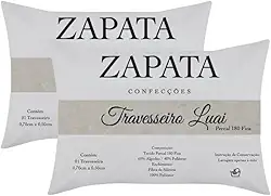 Kit com 2 e 4 Travesseiros de Silicone Percal 180 Fios Super Macio Para Quartos E Hotéis (Kit 2 Travesseiros Macio)