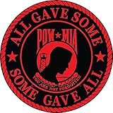 OTA STICKER Vinyl POW MIA RED Soldier Military Prisoners You are NOT Forgotten All GAVE Some Decal Window Truck Motorcycle Chopper Van SUV Scrapbook Phone CASING Phone Laptop Door Helmet Luggage Army