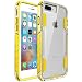 iPhone 8 Plus Case,iPhone 7 Plus Case,Zisure[Rock Sugar] Heavy Duty Crystal Solid Clear Case Durable Shatterproof Sports Cover for iPhone 8 Plus/iPhone 7 Plus 5.5 inch (Yellow)