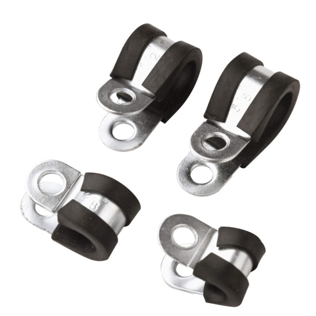 20 Stück Gummiierte Kabelschellen P-Clips Aus Edelstahl – Rostfeste, Isolierte Klemmen Für Rohre & Kabel (12 Mm)