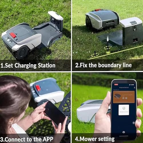 Robot Tondeuse - Contrôle automatique par application Bluetooth — vue 2