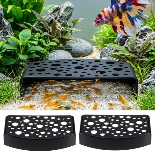 DOPENSPI Lot de 2 cachettes en plastique pour crevettes d'aquarium - En ABS - Pour crevettes et petits poissons - Pour se cacher et se reposer