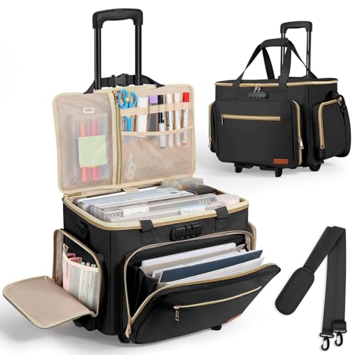 Housolution Rolling Teacher Bag with Wheels, Fits for 17