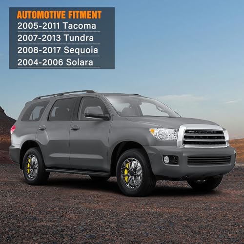 Image of Nilight Fog Light Assembly Compatible with Toyota 2005 2006 2007 2008 2009 2010 2011 Tacoma 2007-2013 Tundra 2008-2017 Sequoia 2004-2006 Solara Smoke Lens w /H10 42W Bulbs