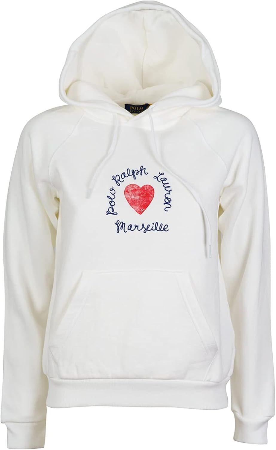 Felpa bianca polo ralph lauren Clearance