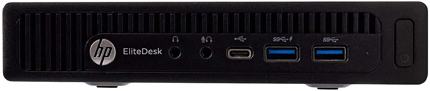 Mini PC de escritorio EliteDesk 800 G2, Intel Core i5 6500T 2.5Ghz, 16 GB DDR4 RAM, disco duro de 500 GB, USB tipo C, Windows 10 Pro (renovado) 2