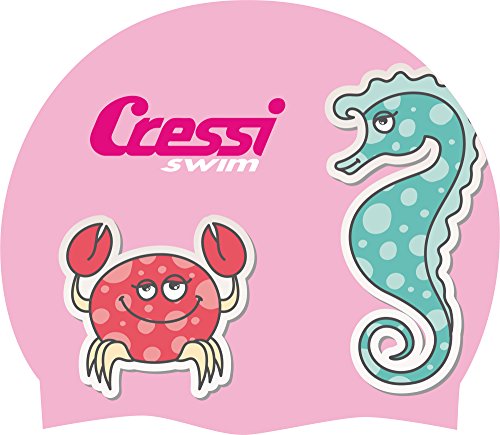 Cressi Silicone Junior Swimming Cap- Comfortable and Stylish | Quality Since 1946