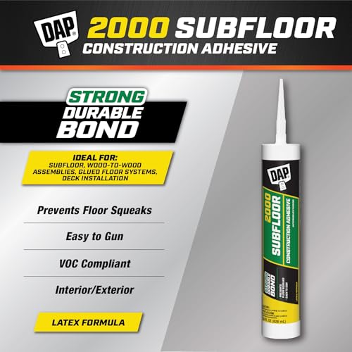 DAP 2000 adhesivo para subpisos color beige claro 28 oz miniatura 2