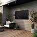 OutdoorLines Waterproof & Weatherproof Outdoor TV Cover - for 40-43 Inch Flat Screen TV, Dustproof & UV Resistant, Black, Size 39.5