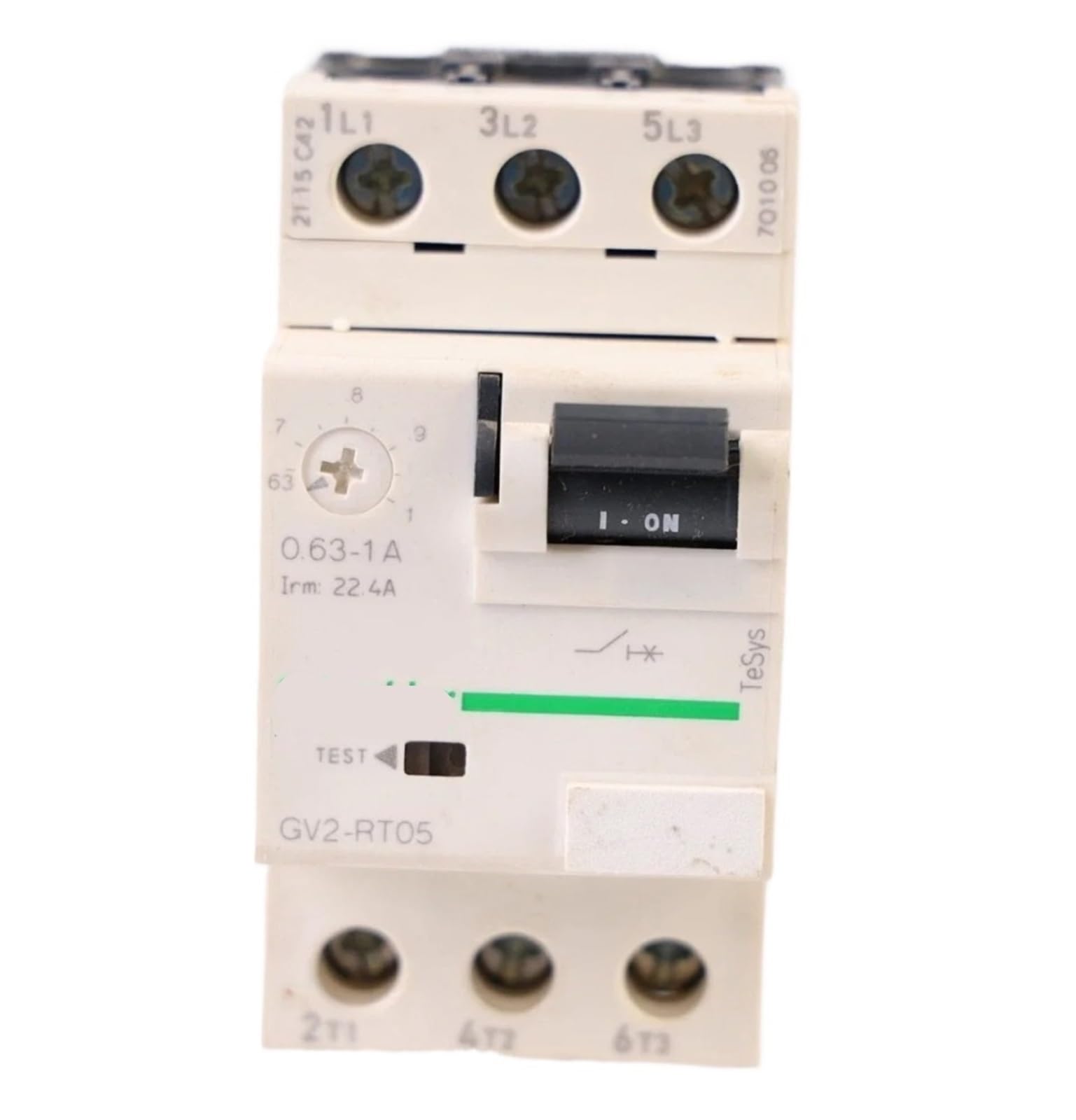 CJKXPZMH GV2-RT05 GV2RT05 circuit breaker, GV2, 3P, 0.63-1 A, screw clamp terminals
