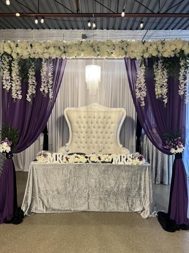 FlavorThings Sparkling Iridescent Acrylic Beaded Hanging Chandelier, 3 Tiers, 10.25" Diameter x 30" Tall, Indoor, Iridescent - Image 7