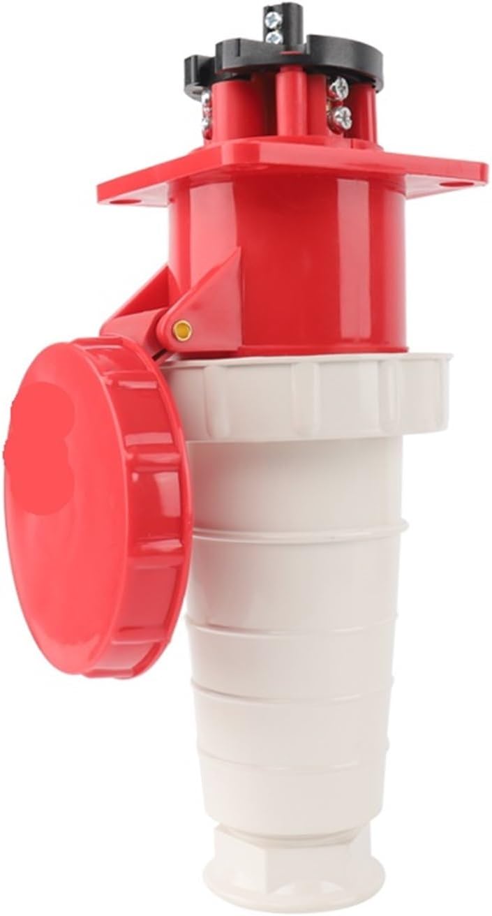 1個 IP67 63A/125A 産業用プラグソケット 3P/4P/5P 防水電気コネクタ 産業用プラグ 220V 380V 415
