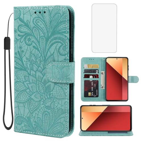 Protection Poco M6 Pro 4G étui portefeuille rabat avec porte-carte