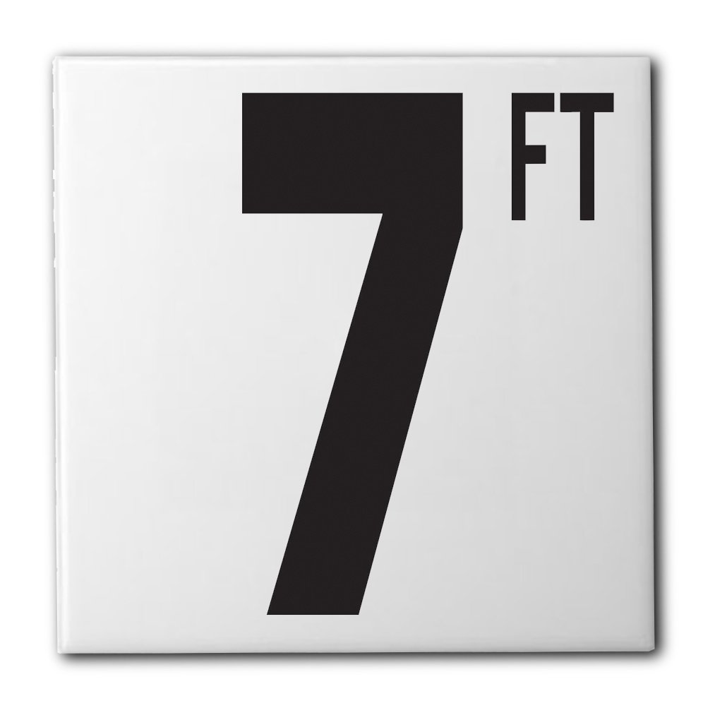 Ceramic Swimming Pool Waterline Depth Marker 