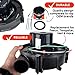 Furnace Blower Motor, Flue Draft Exhaust Inducer, Furnace Fan Vent, Motor Replacement Furnace Parts for A067, 66338, 333710-751, 329148-701, 3115 & Many More by B&C Ecom LLC