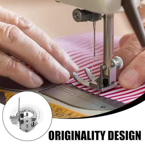Prensatela para dobladillo enrollado para máquina de coser miniatura 3