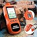 ZYKYCX Chlorine Gas Detector | 0.01PPM Resolution & Range 0-20PPM | Rechargeable with Temp/Humidity Tester | Portable Cl2 Monitor with 3 Alarm Modes | Chlorine Air Quality Meter