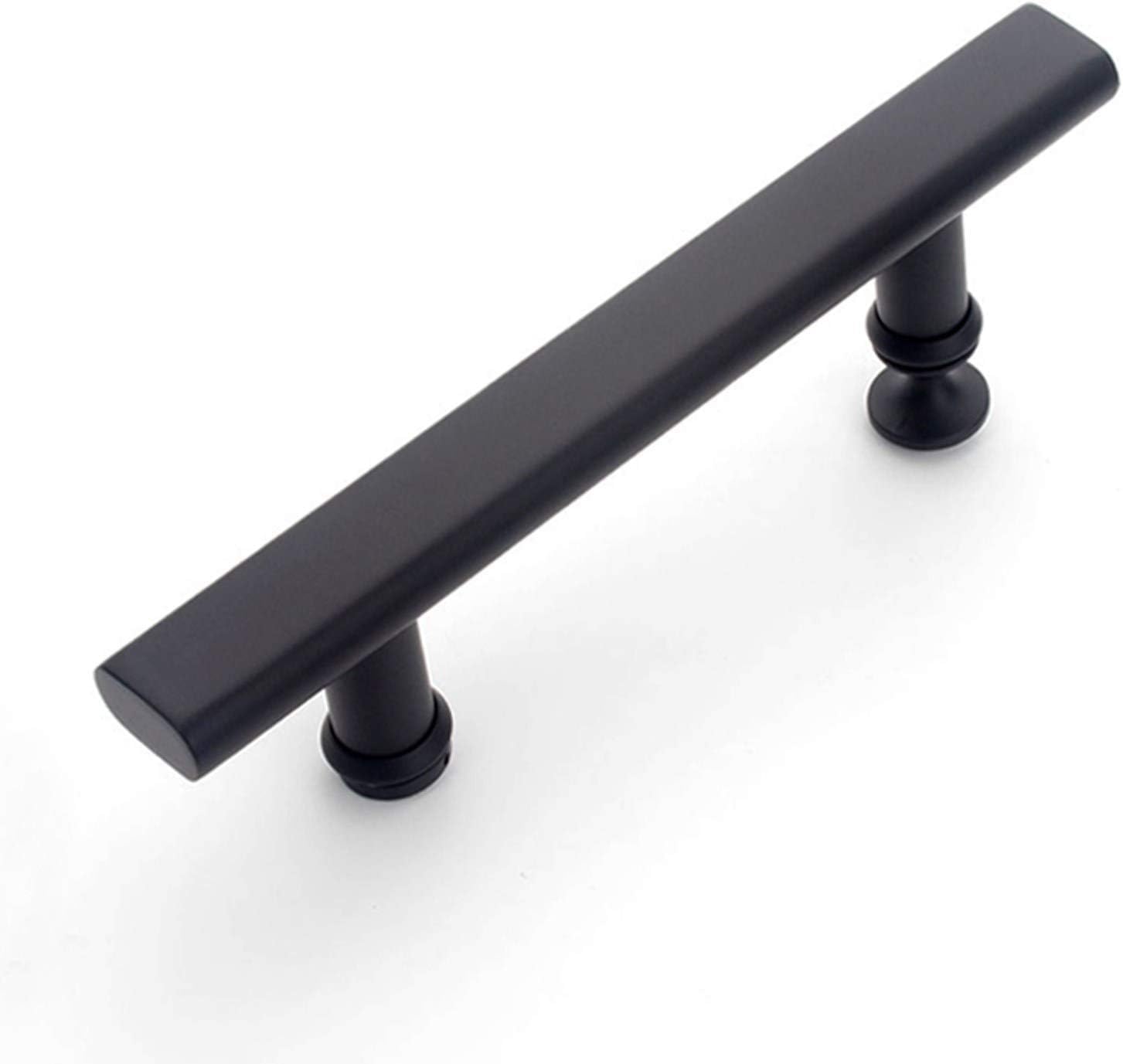 DFGHNBVC Bathroom Grab Bar Shower Glass Door Handle, Push And Pull Door Handle Sets, 145Mm/300Mm Hole Distance - Matte Black