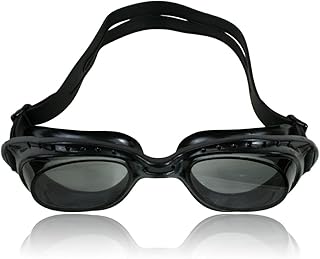 Water Gear Elite Anti-Fog Swim Goggles - Smoke/Smoke